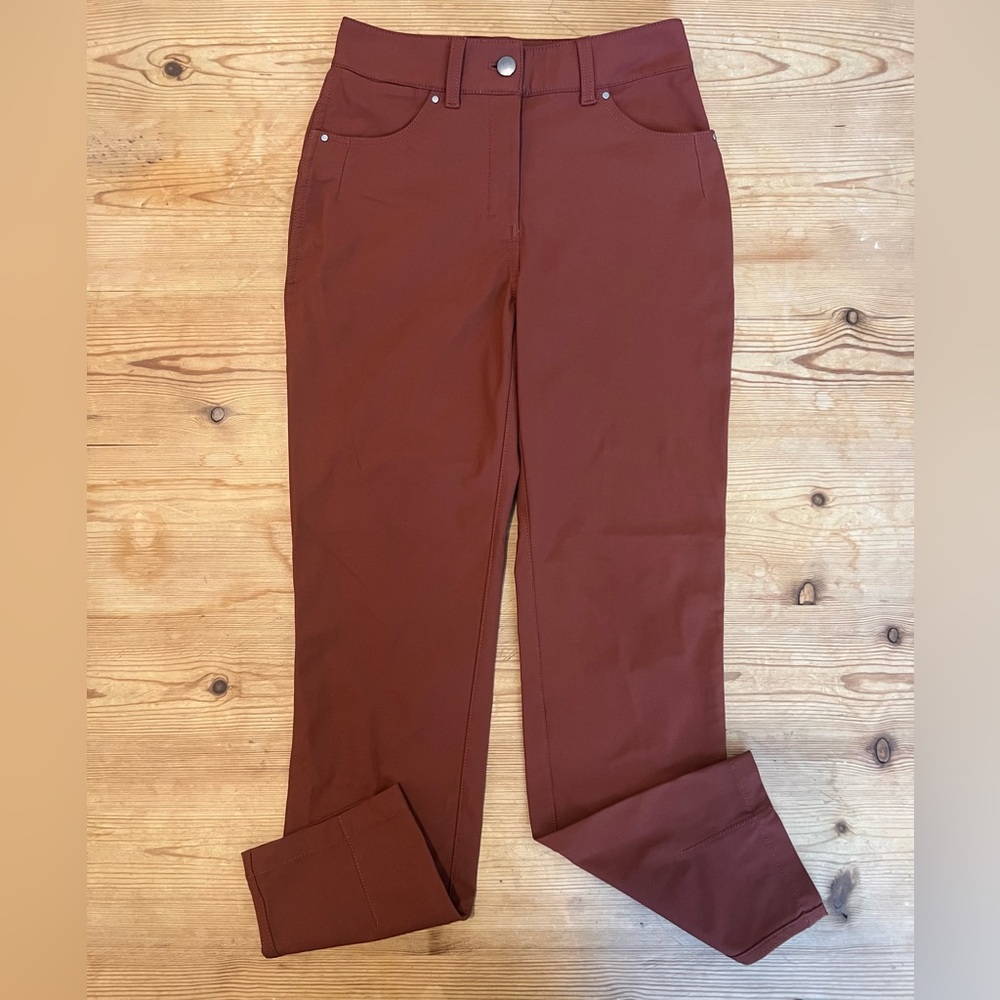 Lululemon Athletica City Sleek 5 Pocket Pants Copper Size 2